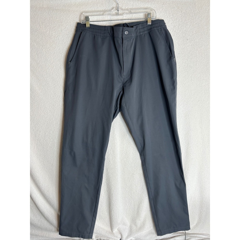 The North Face Mens Gray Technical Hiking Pants Elastic Waist Size 36 Regular